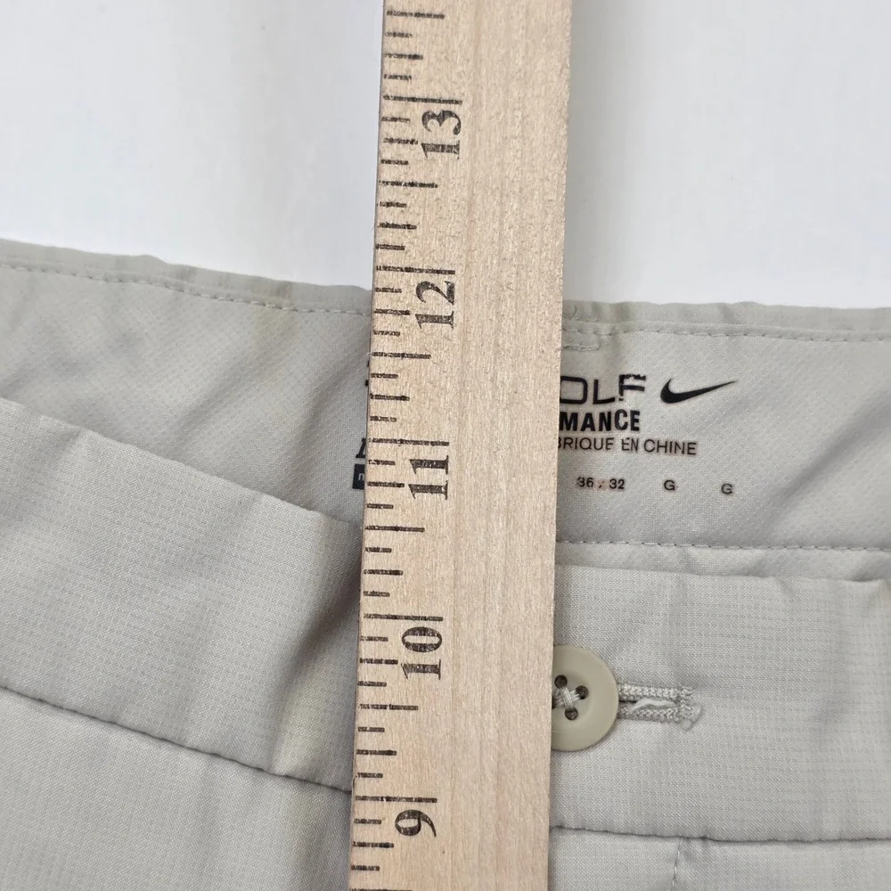 Nike Golf Tour Performance Dri-FIT Pants Mens‎ 36x32 Beige 452702-072